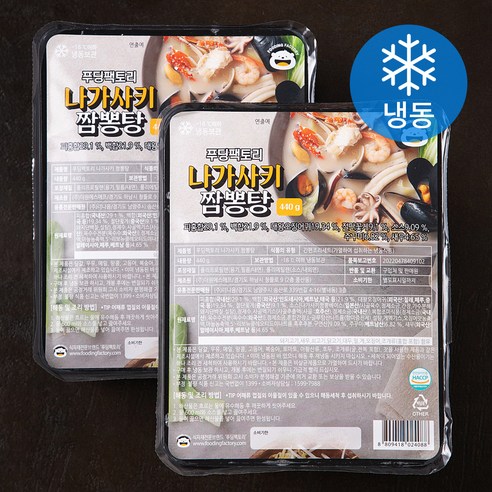 푸딩팩토리 나가사키 짬뽕탕 (냉동), 2개, 440g