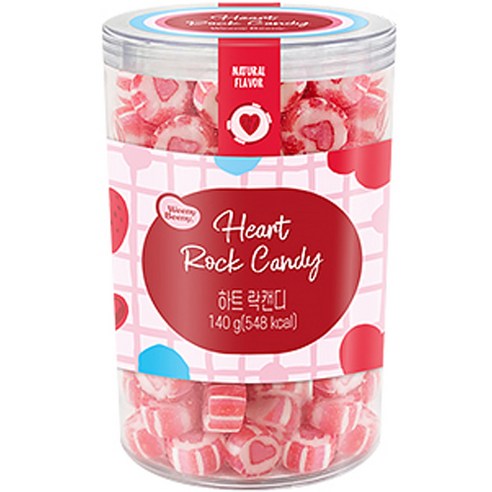 쿠팡! | 위니비니 하트 락캔디, 140g, 1개 위니비니 하트 락캔디, 140g, 1개