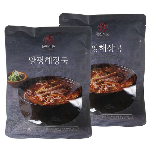 문천식품 양평 해장국 (냉동), 700g, 4개