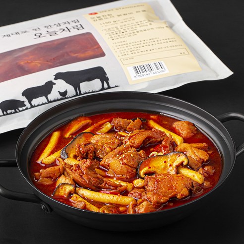 오늘차림 강원도식 닭갈비 전골, 1150g, 2개