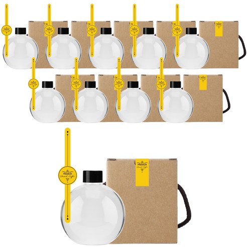 더치볼250 페트병 패키지 스티커 박스 포함 1, 250ml, 10세트