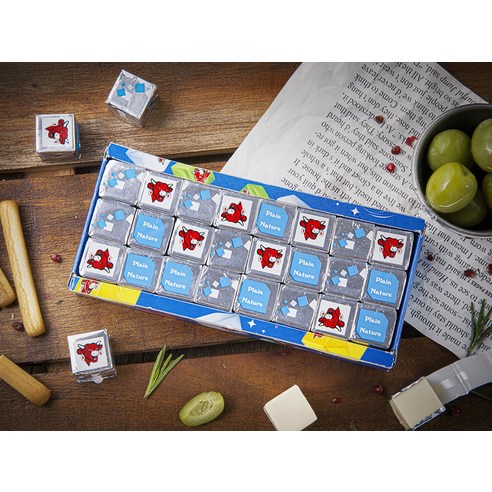 냉장고 속 작은 행복, 벨큐브 플레인 치즈로 맛있는 일상을 시작하세요!