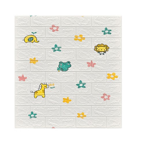 소니오 소음 방지 귀여운 백그라운 폼블럭 길이 70cm x 높이 77cm, TYPE01, 1개