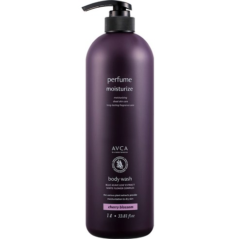 아브카 퍼퓸 대용량 바디워시 체리블라썸, 1000ml, 1개