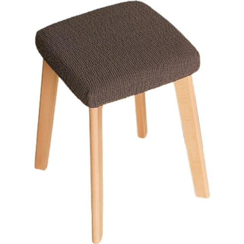 오늘도양 작은 사각형 의자 커버, 커피색