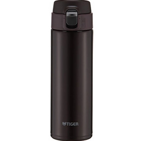 타이거 수퍼클린 플러스 원터치 보온 보냉병 MMJ-A481, 브라운 TC, 480ml