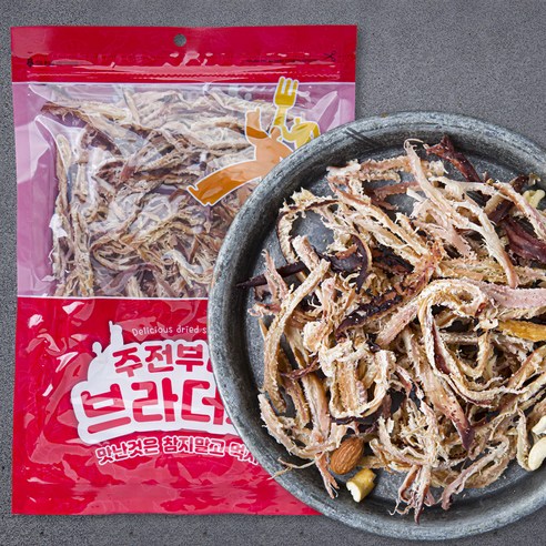 주전부리 브라더스 숯불구이맛 오징어, 150g, 1개