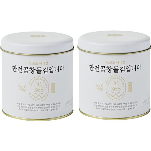 만전김 만전곱창돌김입니다, 2개, 22g 만전김 만전곱창돌김입니다, 2개, 22g