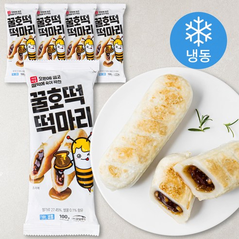 서울마님 꿀호떡 떡마리 (냉동), 100g, 5개 - 기타떡 | 쿠팡