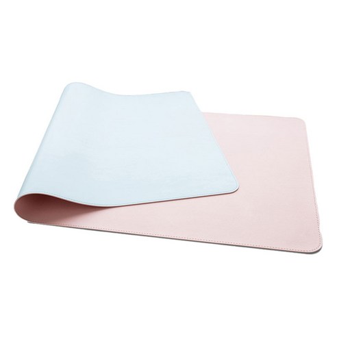 핫데이썸 가죽 책상 마우스패드 120 x 60 cm, 핑크라이트블루, 1개