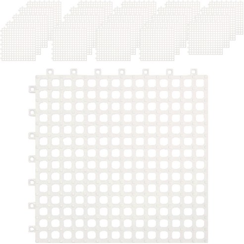 가쯔 프리미엄 미끄럼방지 욕실 발매트 30 x 30 cm, 그레이, 20개
