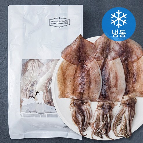 프레시컬렉션 신세계푸드 반건오징어 4미 (냉동), 450g, 1개