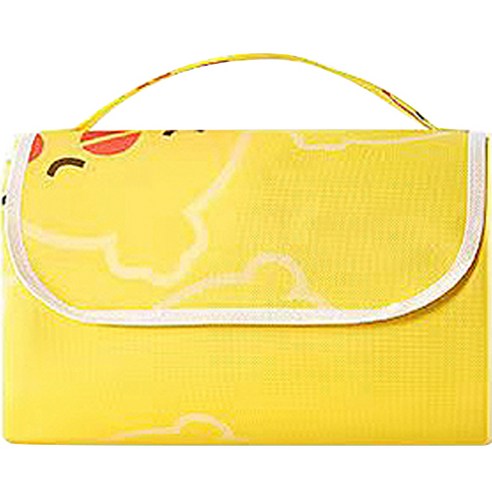 돗자리  Bongbong Portable Waterproof Picnic Mat, Peepy Yellow