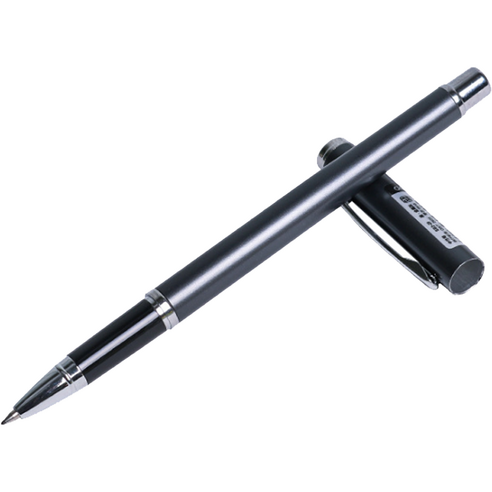 DELI 부드러운 서명 사무 펜 0.5mm, 다크그레이, 1개