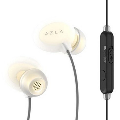 아즈라 실리콘 이어폰, 화이트, ASE-500
