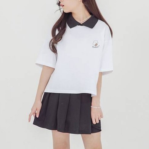 헬로아이 아동용 프랜드 카라티셔츠