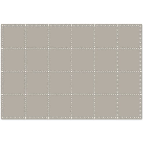 유아용 오리지널 맘편한 매트 50 x 50 x 2.5 cm, 머드 그레이, 24개