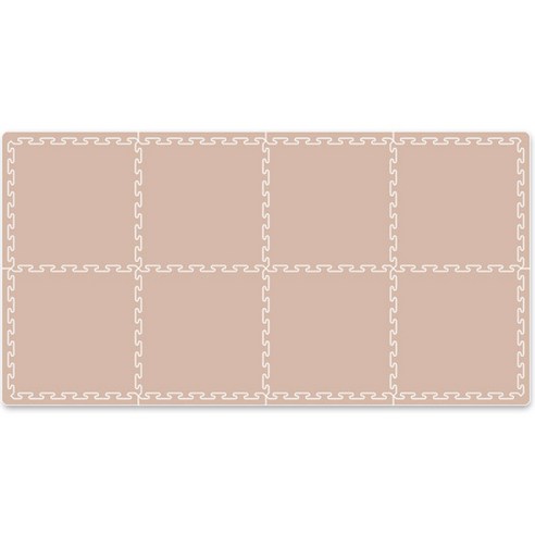 유아용 오리지널 맘편한 매트 50 x 50 x 2.5 cm, 우디 로즈, 8개
