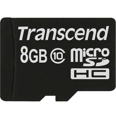 트랜센드 microSDHC CLASS 10 마이크로 SD카드, 8GB