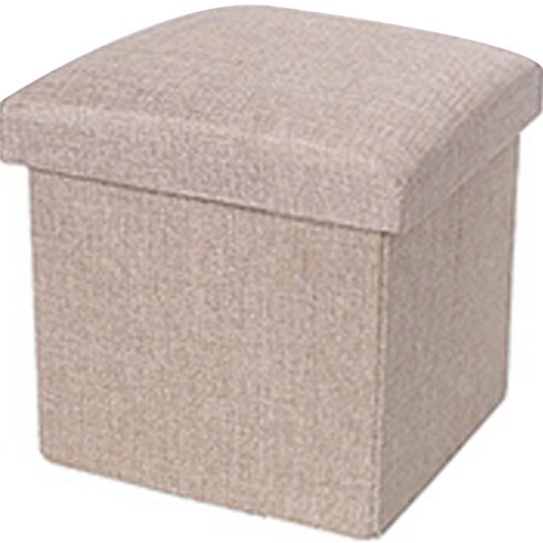 소니오 튼튼한 접이식 스토리지 리빙박스 25 x 25 x 25 cm, 11 라이트 커피, 1개