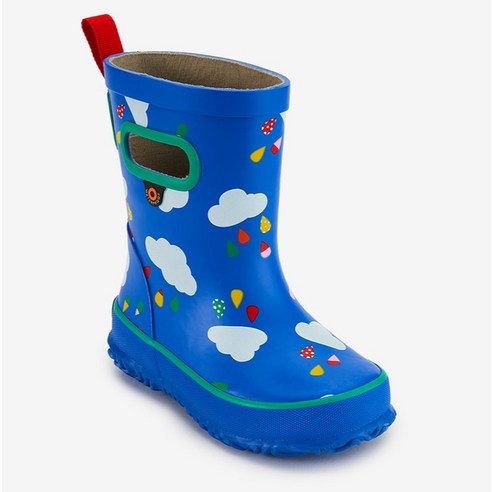 장마철 빗길 걱정 끝! 보그스 아동용 스키퍼 레이니데이 부츠로 우리 아이 발에 뽀송함과 안전을 선물하세요.