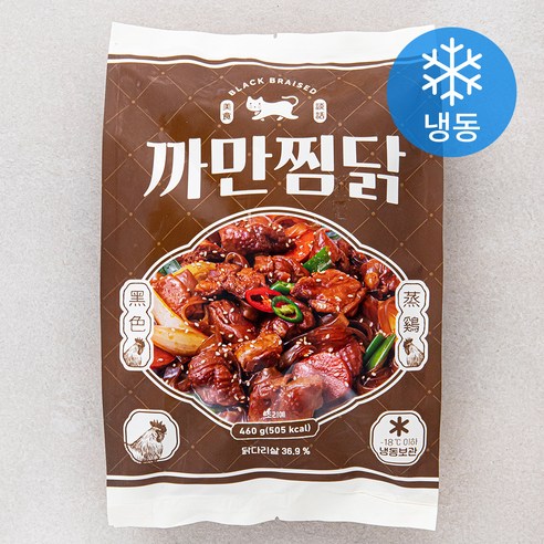 쿠캣 까만찜닭 (냉동), 460g, 1개