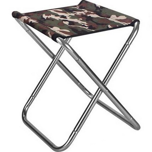 헬씨닷 휴대용 경량 접이식 미니 의자, 밀리터리, 1개