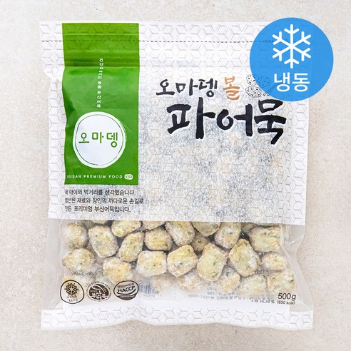 오마뎅 볼 파어묵 (냉동), 500g, 1개