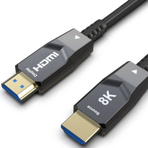   컴스 8K60Hz HDMI 2.1 AOC 리피터 광케이블 CB185, 1개, 15m