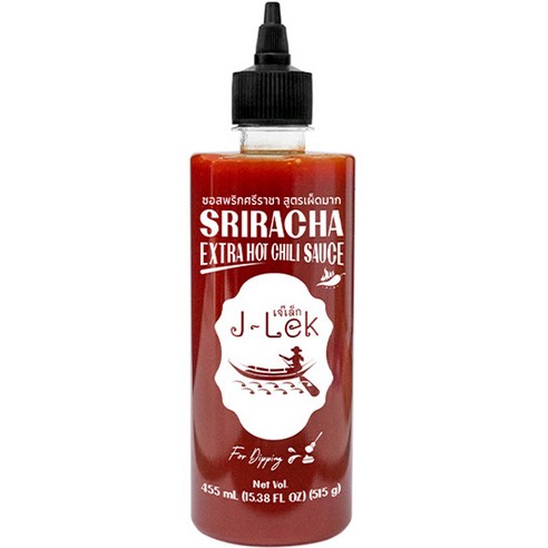 델리타이 J-LEK 엑스트라 핫 스리라차 칠리소스, 455ml, 1개