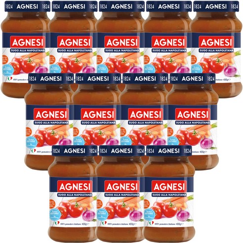 아녜지 나폴레탄 토마토 소스, 400g, 12개
