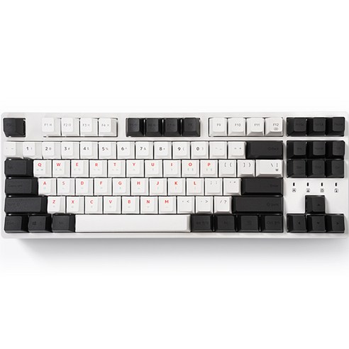 드루갓 토러스 K320KR 카일 저소음 갈축 투톤 유선키보드, 텐키리스, 스노우, Durgod 토러스 K320KR 텐키리스 투톤 키보드