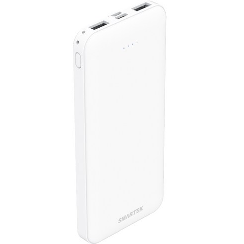 스마텍 듀얼포트 5V 보조배터리 10000mAh, STPB-SL1, 블랙