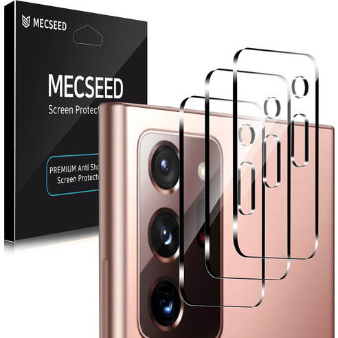 MECSEED 3CX 고투명 풀커버 강화유리 휴대폰 카메라 렌즈 액정 보호필름 3p 세트, 1세트