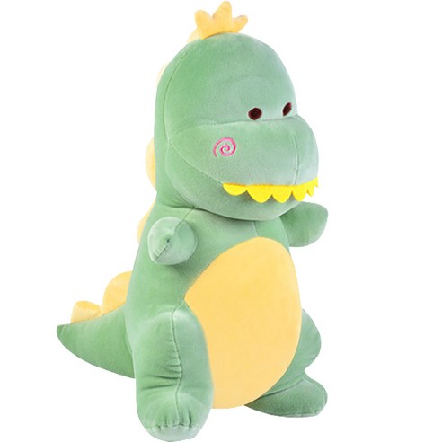 순잠 말랑모찌 귀여운 공룡 인형 삼형제, 26cm, 그린