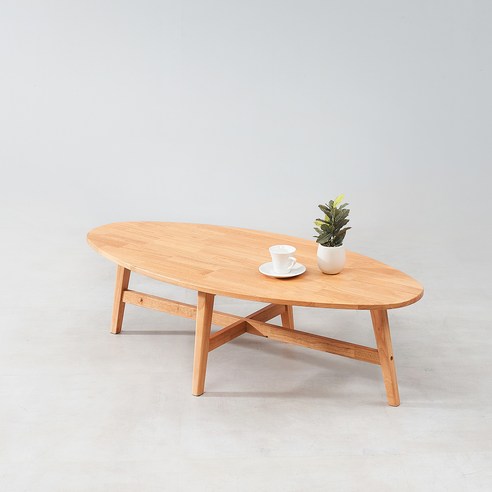 메디슨퍼니처 벨라 타원 1200 DIY 좌식테이블 1200 x 550 x 380 mm, 내추럴