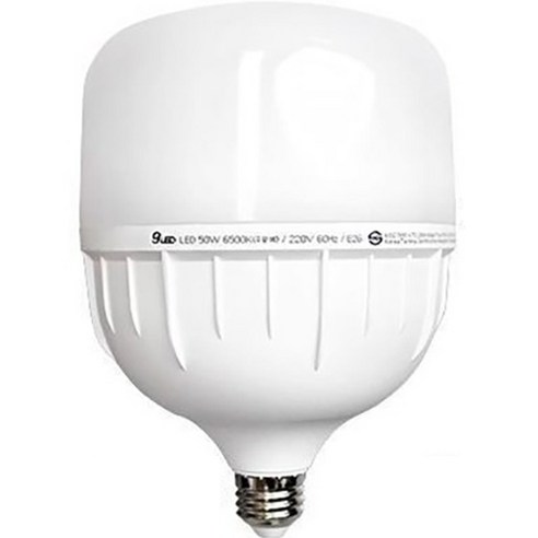 건식 GS LED 보안등 E26 고와트 전구 50W, 주광색, 1개