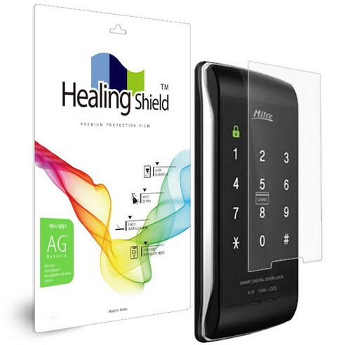 힐링쉴드 도어락 저반사 지문방지 액정보호필름 세트, 밀레시스텍 MILRE MI-450S, 1개
