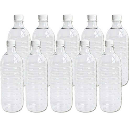 행복한농부 생수병 공병 10p, 투명, 900ml