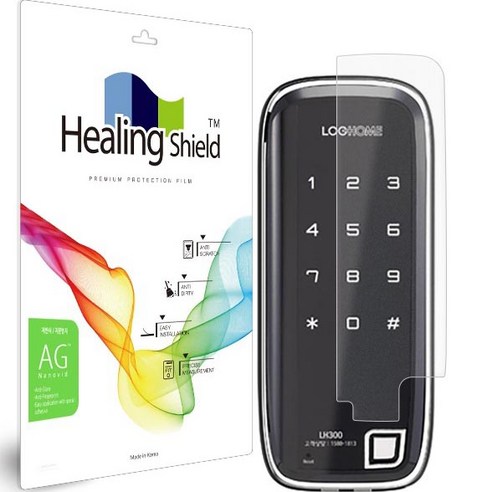 힐링쉴드 도어락 저반사 지문방지 액정보호필름, LH300G-T, 1개