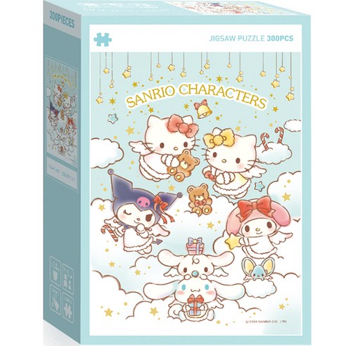 산리 오캐릭터즈 천사 SAN-A03-029, 300피스, 혼합색상