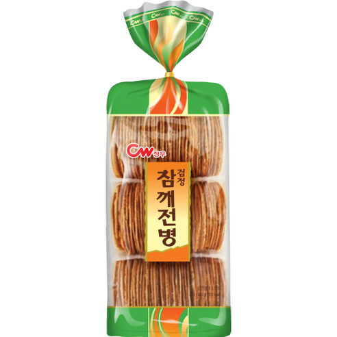 청우식품 참깨전병, 350g, 2개