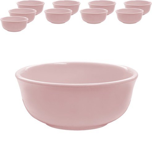 국산 로야 멜라민 볼 키즈볼 12cm, 핑크, 10개