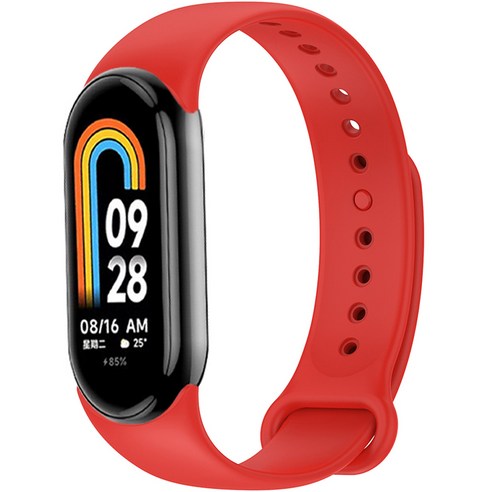 미밴드8 스페이스쉴드 베이직 스마트워치 스트랩, 레드 Best Top5