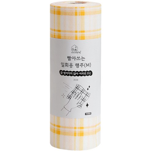 네이쳐리빙 빨아쓰는 위생 일회용 행주 30p, 1개