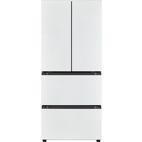 [색상선택형] LG전자 오브제 디오스 김치톡톡 스탠드형 냉장고 방문설치, 화이트+화이트 +화이트, Z402MWW153