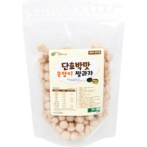 그린원푸드 유기농 옹알이 유아 쌀과자, 단호박맛, 30g, 1개