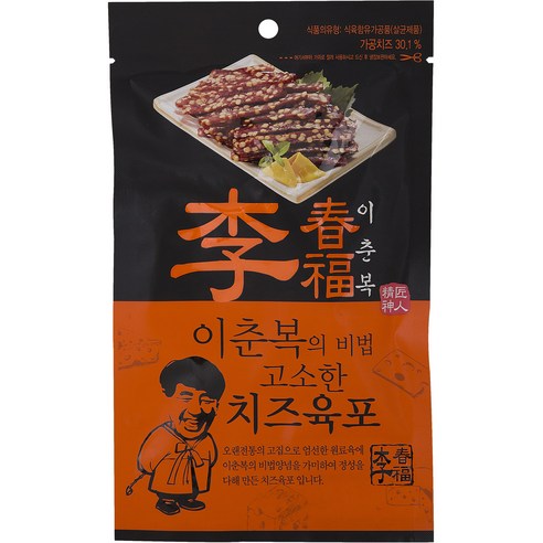 코주부육포 이춘복의 비법 고소한 치즈육포, 30g, 1개