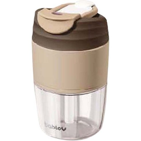 바블로브 파스텔 트라이탄 빨대텀블러, 초코브라운, 480ml, 1개