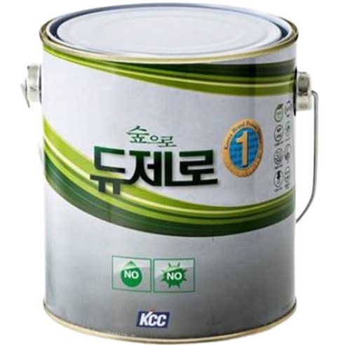 KCC 숲으로 듀제로 페인트 무광, 화이트, 3.78L, 1개